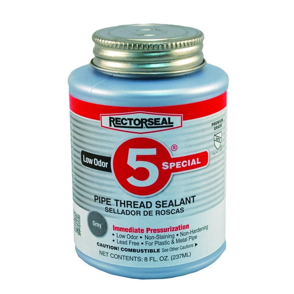 Rectorseal 26551 1/2 Pint Brush Top No.5 Special Pipe Thread Sealant CA1