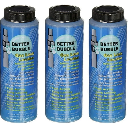 Rectorseal 65554 8-Ounce Bottle Better Bubble Leak Locator hree Pck