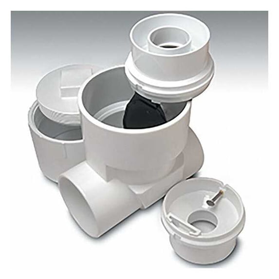 Rectorseal Clean Check 4 inch PVC Extendable Backwater Valve with Adapter, 97034