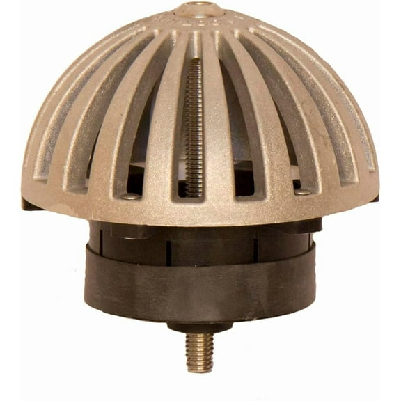 Rectorseal GDLDOME3000 Guardian Drain Lock, Aluminum/Black