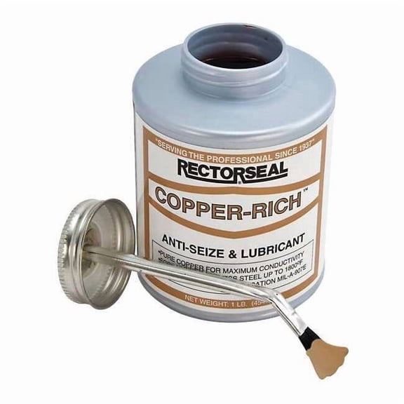 Rectorseal Anti Sieze Compound,Copper Rich,8 oz. 72851
