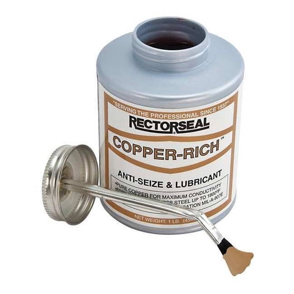 Rectorseal Anti Sieze Compound,Copper Rich,8 oz. 72851