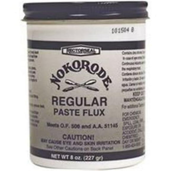 Rectorseal Nokorode Regular Paste Flux, 8 oz - Tan & Gold To Black