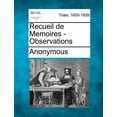 thumbnail image 1 of Recueil de Memoires - Observations (Paperback), 1 of 1