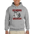 thumbnail image 1 of Recurring Raccoon. Hoodie Men -Smartprints Designs, Male Small, 1 of 4