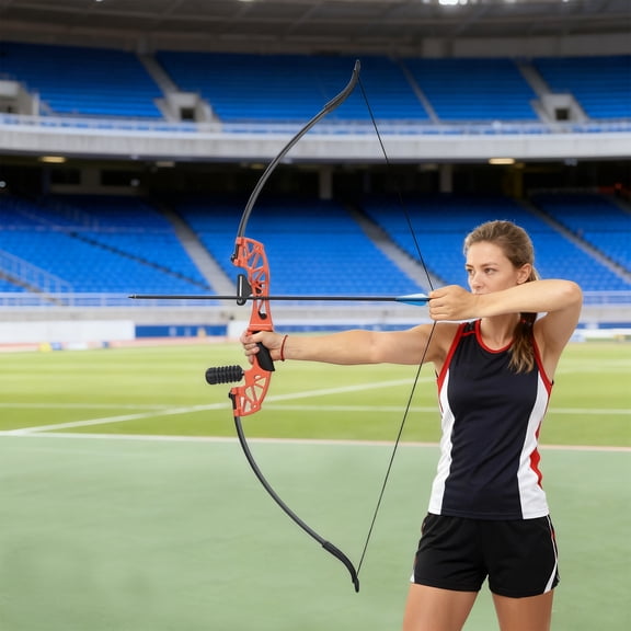Recurve Bow with Arrows, Recurve Bow Set, Recurve Bow Suitable for Outdoor Target Training