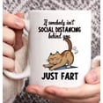 thumbnail image 1 of Recyclable Ceramic Cat Mug – Bold Text Humor Design – Funny Coffee Cup, 1 of 8