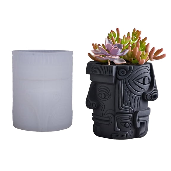 Recyclable Face Molded Silicone Cast For Artisanal Cultivators Jewelry Canisters And Flame Making