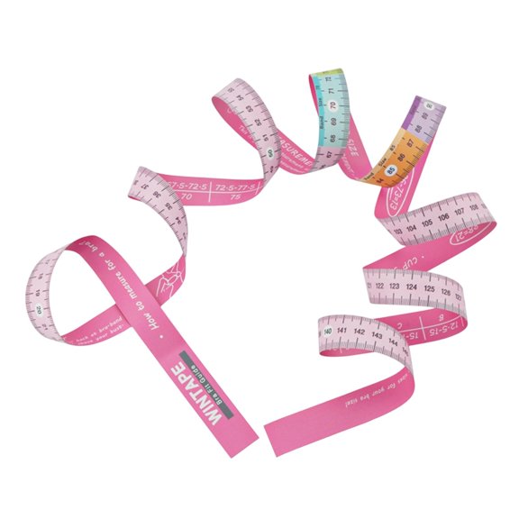 Recyclable Glassfiber Compound Tape Measure 150cm 60inch Double Unit Structure For Accurate Underclothes Scaling And Handicrafts