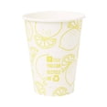 thumbnail image 1 of Recyclable Lemon Paper Cups, (Pack of 8), 1 of 3