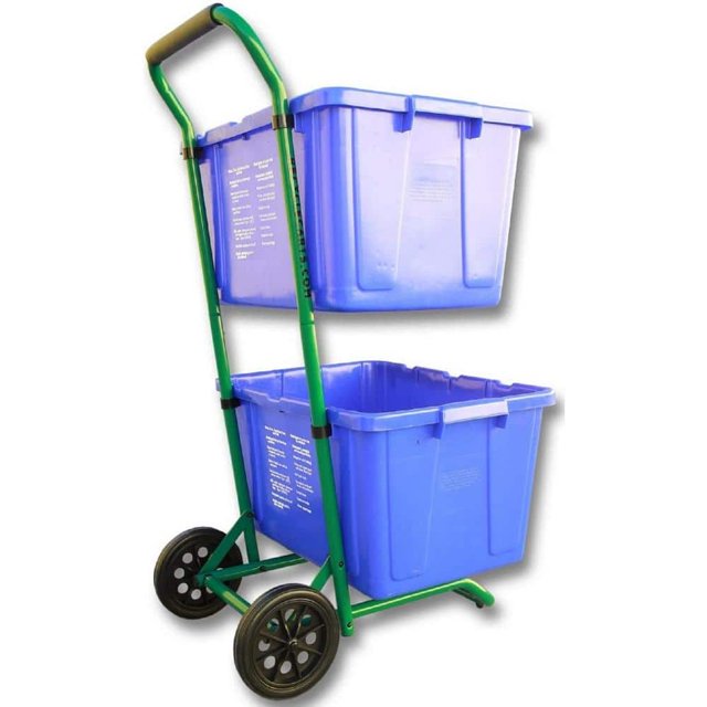 Recycle Cart for 400 Plus lbs. for Moving Recycle Bins (Single Pack