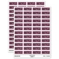 thumbnail image 1 of Recycle Double Border Sticker Set - Light Pink - Gloss Finish - 1.25" Mini, 1 of 7