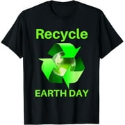 Recycle Earth Day Shirt Women Men Toddler Camping T-Shirt