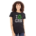 thumbnail image 1 of Recycle GRN Earth Day Save the Planet Womens Fitted Plus Size Graphic Tee Brisco Brands 2X, 1 of 5