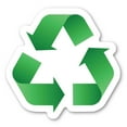 thumbnail image 1 of Recycle Green Arrows Symbol - 30 Mil Magnet, 1 of 3