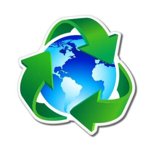 Recycle Green Earth Sticker Phone Decal Water Bottle Stickers Car ...