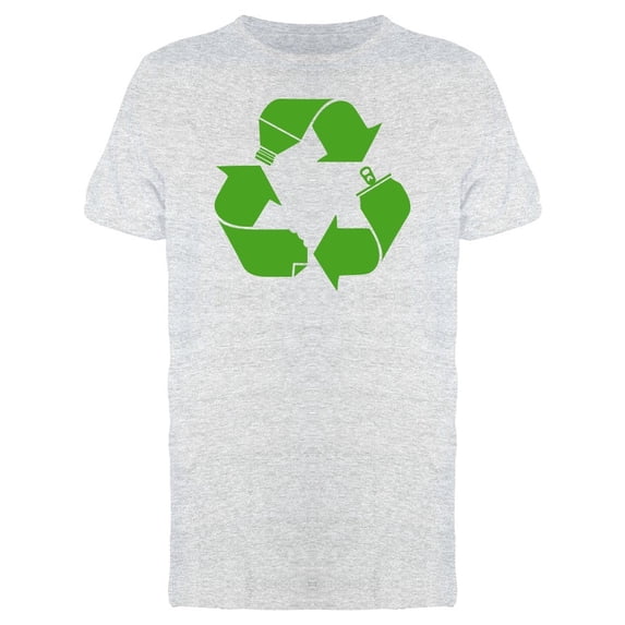 Recycle Paper, Cans & Lightbulbs Tee Men's -Image by Shutterstock