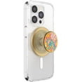 thumbnail image 1 of PopSockets Phone Grip for MagSafe, Magnetic Holder, Phone Stand, Gold - Gaudy Gold, 1 of 3