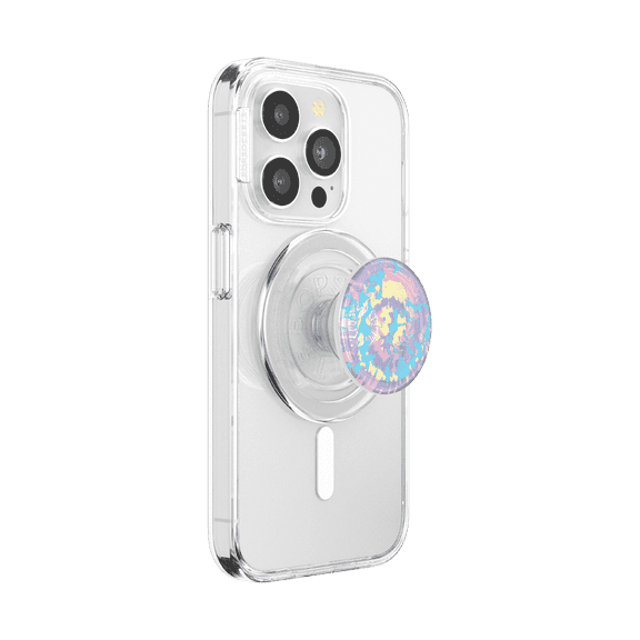 PopSockets Phone Grip for MagSafe, Magnetic Holder, Phone Stand, Rainbow - Marble Swirl