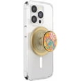 thumbnail image 1 of PopSockets Phone Grip for MagSafe, Magnetic Holder, Phone Stand, Gold - Gaudy Gold, 1 of 3