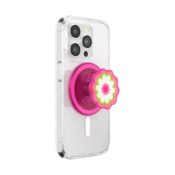 PopSockets MagSafe Phone Grip with Kickstand and Swappable Top - Molded Flower Kaleidoscope