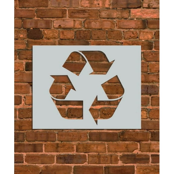 Recycle Sign Stencil