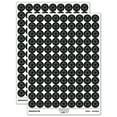 thumbnail image 1 of Recycle Symbol Outline 200+ Round Stickers - Black - Matte Finish - 0.50" Size, 1 of 3