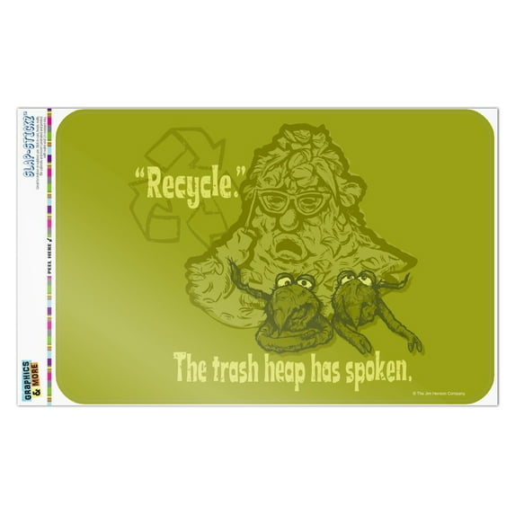 Recycle The Trash Heap Has Spoken Fraggle Rock Home Business Office Sign