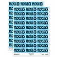 thumbnail image 1 of Recycle with Symbol Conservation Sticker Set - Light Blue - Gloss Finish - 1.75" Medium, 1 of 7