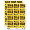 thumbnail image 1 of Recycle with Symbol Conservation Sticker Set - Yellow - Matte Finish - 1.75" Medium, 1 of 7