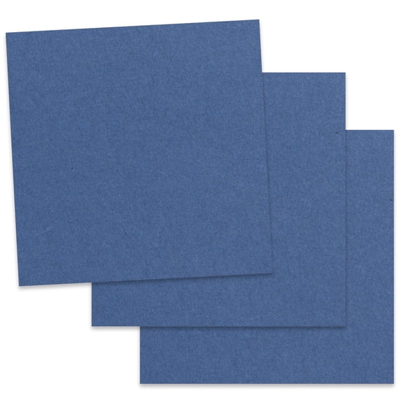 Recycled BLUE LAVENDER 12X12 (Square) Paper 92C Cardstock - 50 PK -- Up-cycled 12-x-12 Popular Crafters size Card Stock Paper - Business, Card Making, Designers, Professional and DIY