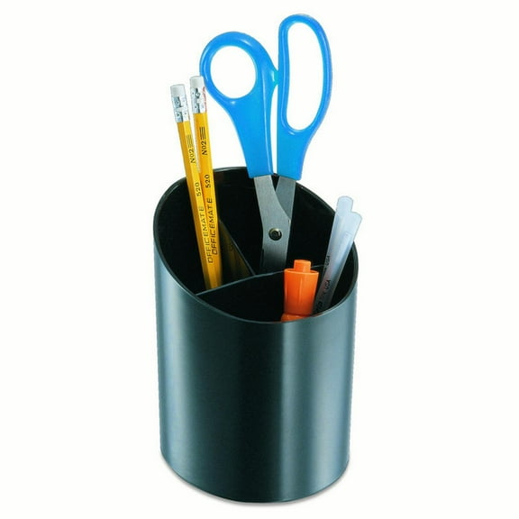 Recycled Big Pencil Cup, 4 1/4 X 4 1/2 X 5 3/4, Black | Bundle of 5 Each