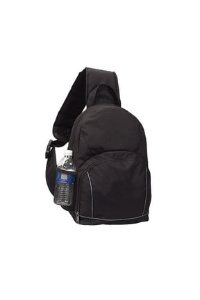Recycled Black Pet Sling Bag Backpack