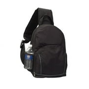 Recycled Black Pet Sling Bag Backpack