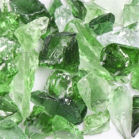 Recycled Chunky Glass, Forest Mix - Small - 0.25-0.5 in. - 1 lbs