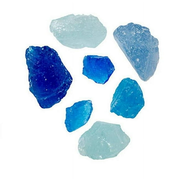 Recycled Fire Pit Glass, Bahama Blend