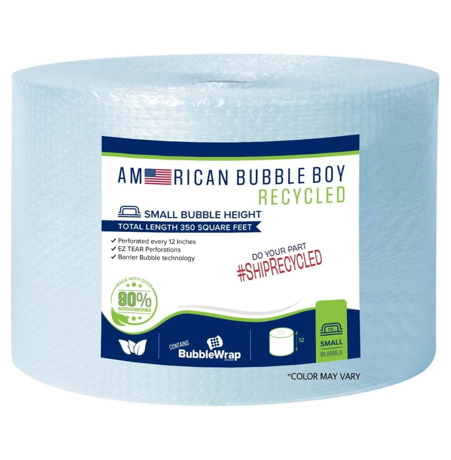 Recycled Grade Bubble - by (12" Wide, 350 Square Feet)