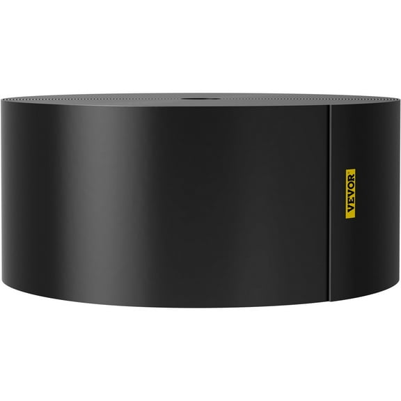 Recycled HDPE Landscape Edging, 10-Inch Depth x 80-Ft Coiled Border, Flexible Lawn & Garden Barrier, Black Weed Control