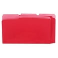 thumbnail image 1 of Recycled Interior File Folders- 1/3 Cut- Top Tab- Legal- Red- 100/Box, 1 of 1