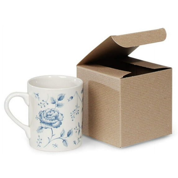 Recycled Kraft 1 Piece Gift Boxes, 4x4x4", 100 Pack