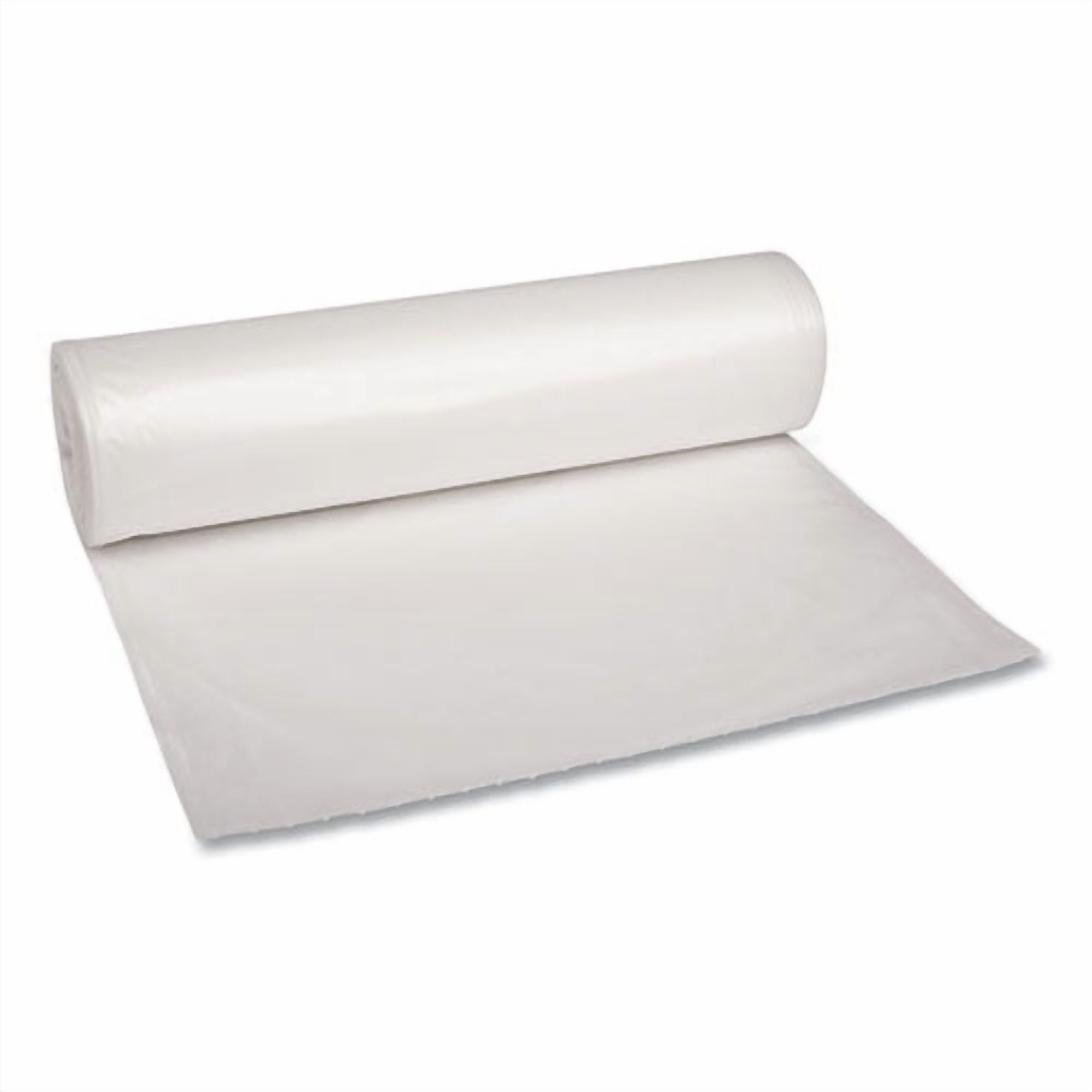 Recycled Low-Density Polyethylene Can Liners, 60 gal, 1.1 mil, 38