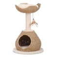 thumbnail image 1 of Recycled Paper Cat House With Perch, 1 of 1