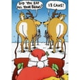 thumbnail image 1 of Recycled Paper Greetings 13 Cans of Beans Funny Christmas Card, 1 of 2