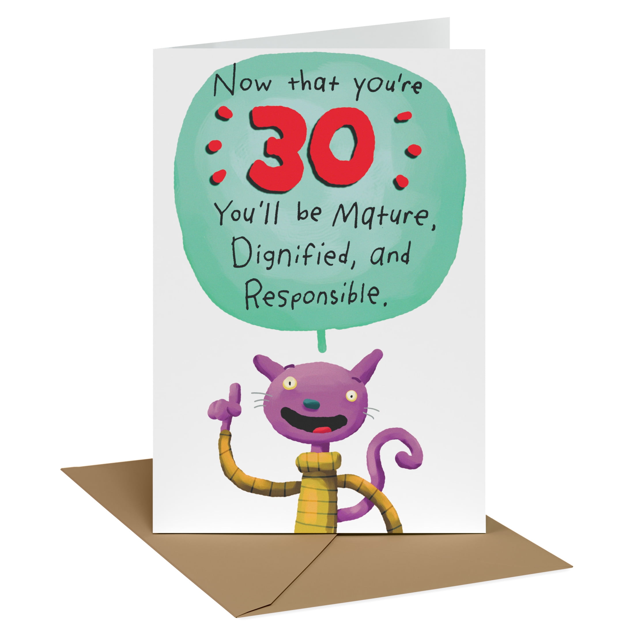 30th Birthday Card (Funny Joke)