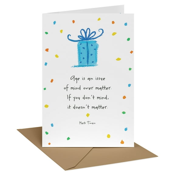 Recycled Paper Greetings 60th Birthday Card (Mind Over Manner)