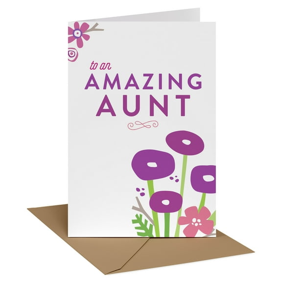 Recycled Paper Greetings Birthday Card for Aunt (Amazing)