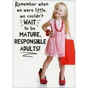 Recycled Paper Greetings Couldn't Wait To Be Mature Funny Birthday Card for Her