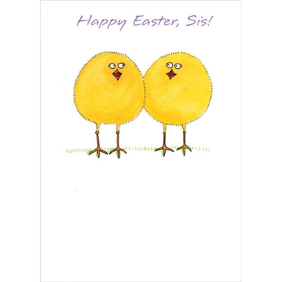 Recycled Paper Greetings Cute Chicks Easter Card