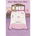 thumbnail image 1 of Recycled Paper Greetings How Your Cat Sees Your Bed Humorous / Funny Mother's Day Card from the Cat, 1 of 2