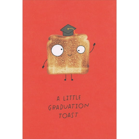 Recycled Paper Greetings Little Graduation Toast Funny / Humorous Graduation Congratulations Card